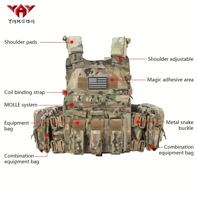 Yakeda Plate Carrier - Multicam