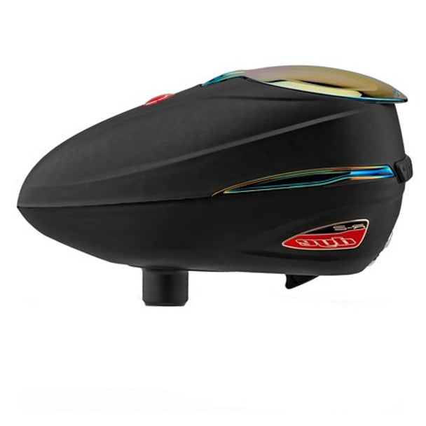 DYE Rotor R2 Paintball Hopper - Black/Fire