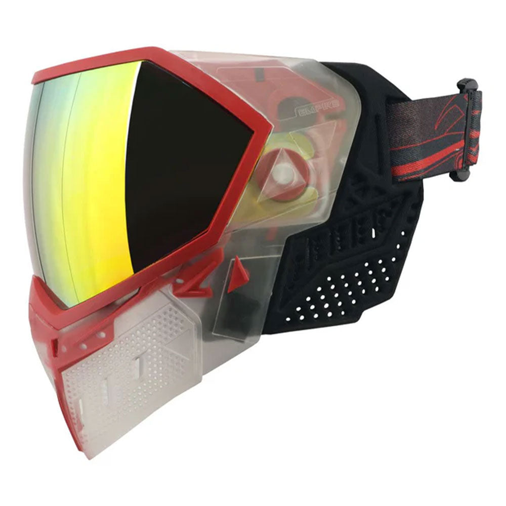 Empire EVS Paintball Mask LE w/ Thermal lens - Clear/Red