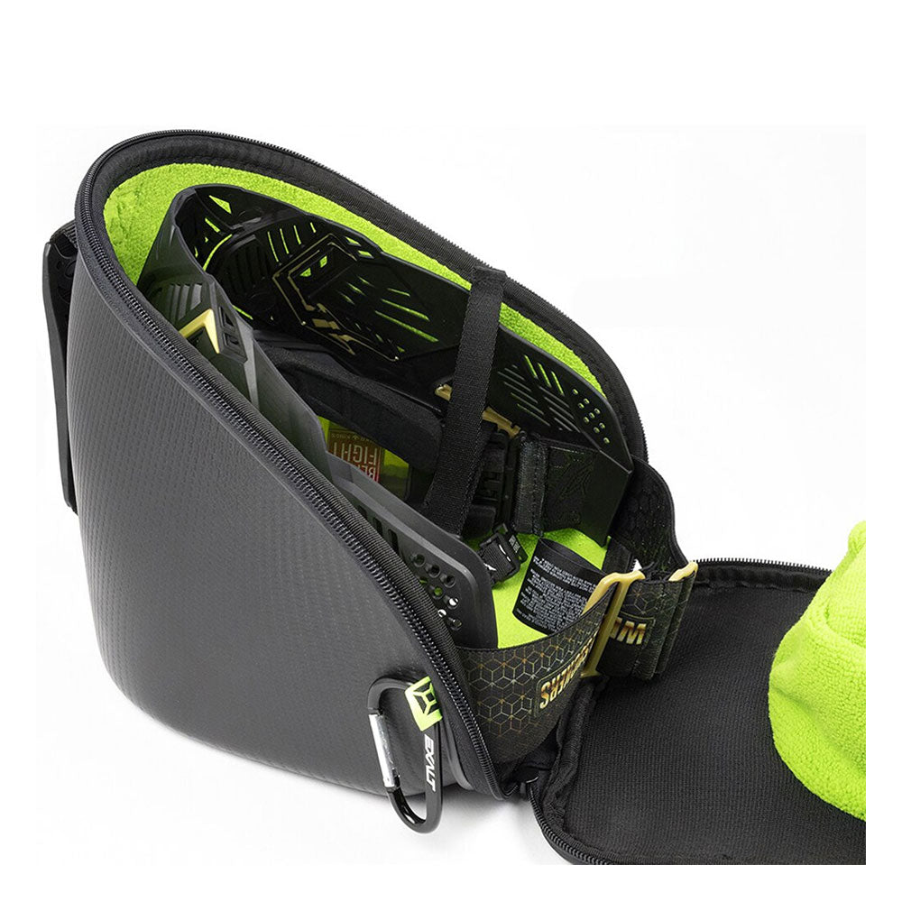 EXALT V3 GOGGLE CASE - BLACK/LIME