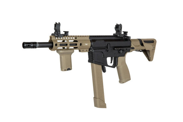 SPECNA ARMS SA-X01 EDGE 2.0 SMG AIRSOFT RIFLE - BLACK/TAN