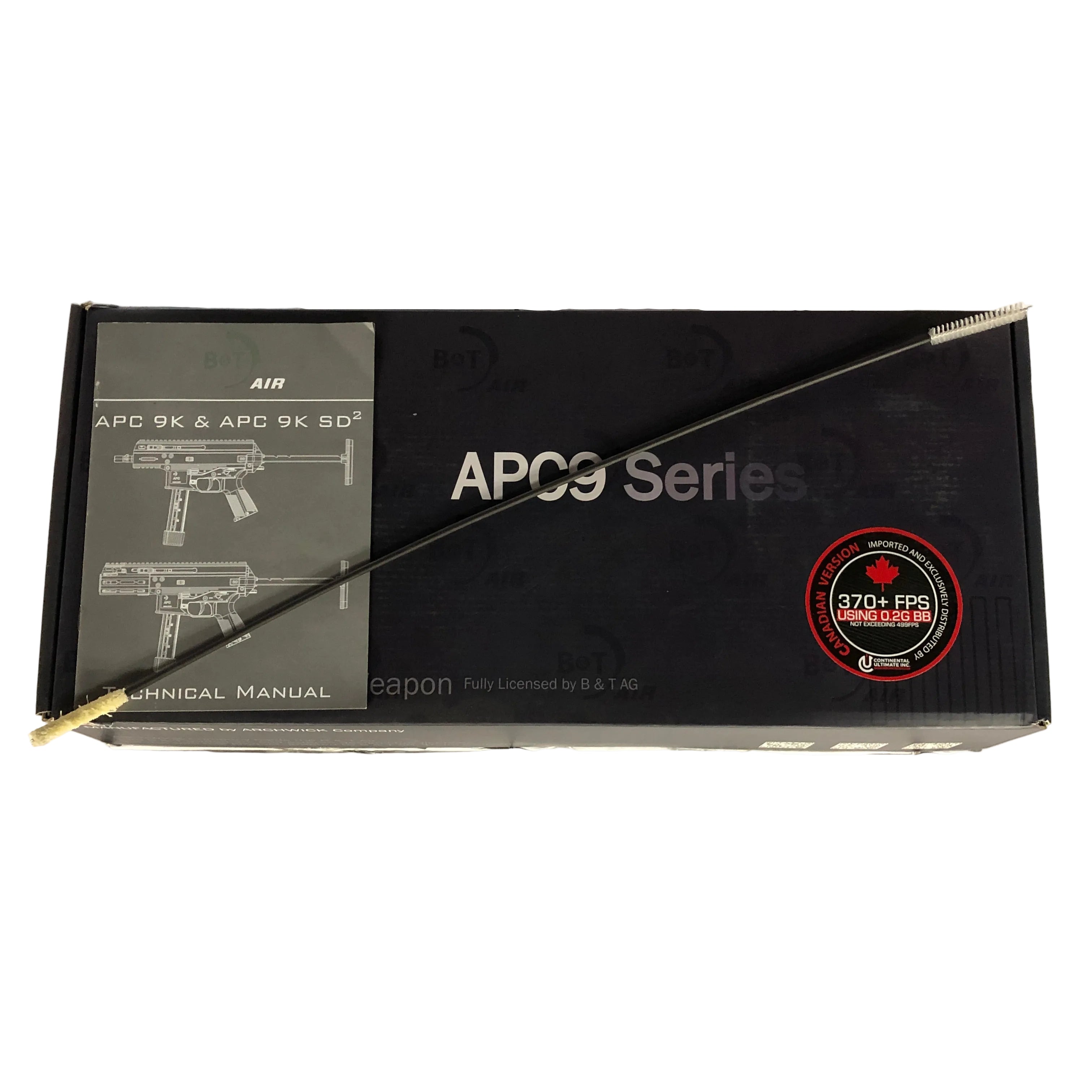 CERTIFIED USED BT APC9 SD Gas Blowback Airsoft Replica Box Bundle
