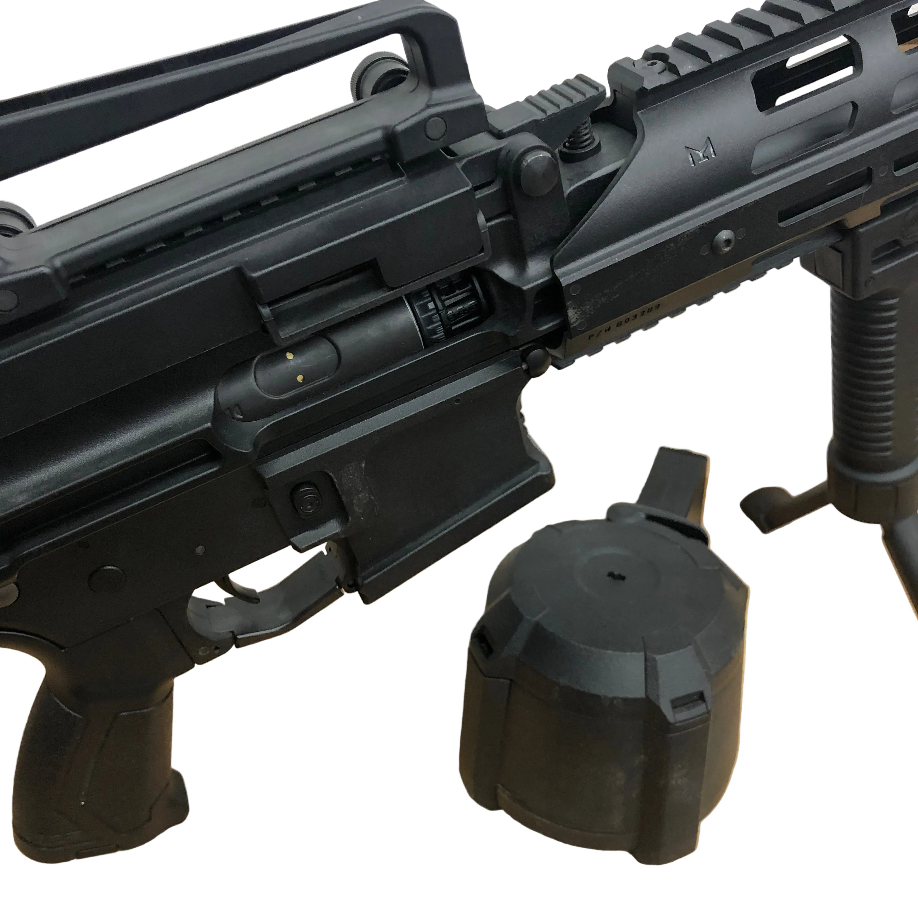 CERTIFIED USED G&G CM16 LMG AEG Airsoft Replica Hop-Up Zoom