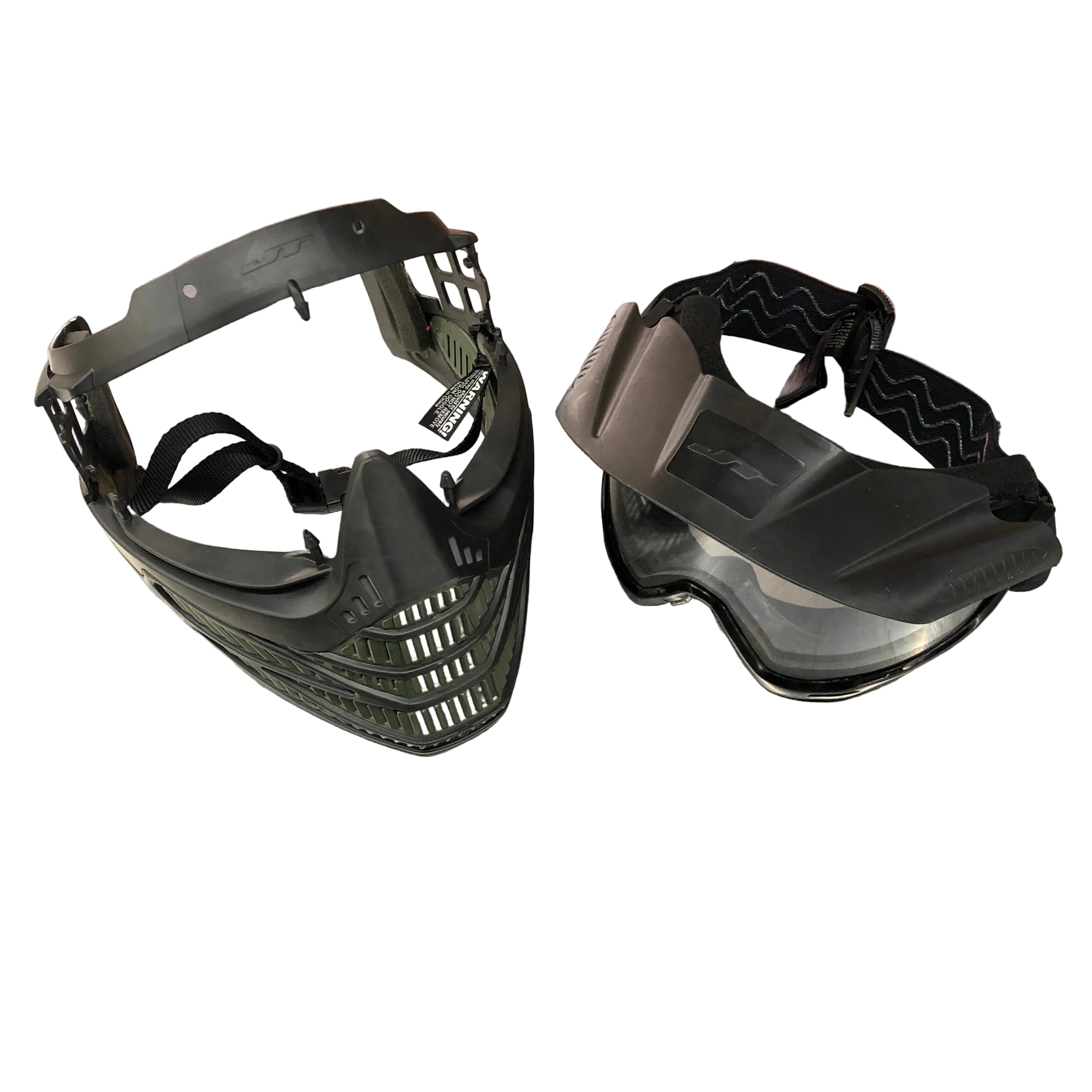 CERTIFIED USED JT Flex 8 Paintball Mask with Thermal Lens Goggle Disassembled