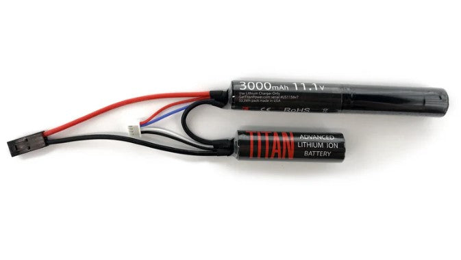 Batterie Li Ion Titan Power 11.1V 3000MAh Nunchuck Small Tamiya
