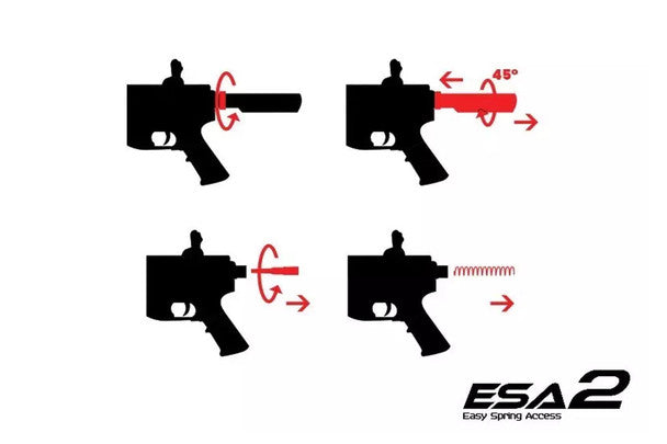 Specna Arms RRA E05 Edge 2.0 Carabine Airsoft Rifle - Black