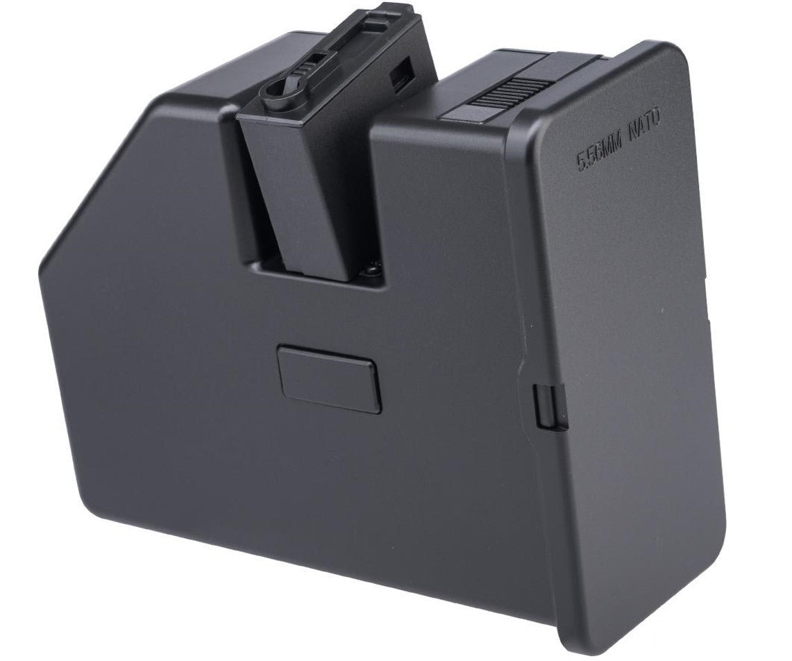 Krytac 5000rd Electric Winding Box Magazine for Airsoft AEG Light Machine Guns