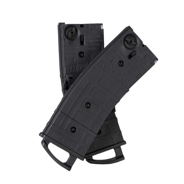 Tippmann TMC Stormer .68 Caliber Paintball Dual Magazine with Coupler Right Side View