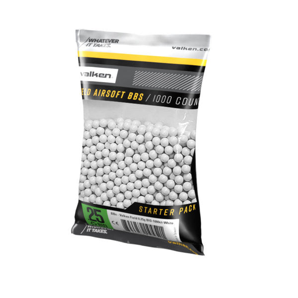 BBS Valken Field 0.25g BIO 1000CT - White