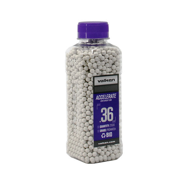 BBS Valken Accelerate 6MM 0.36g BIO 2500CT - White