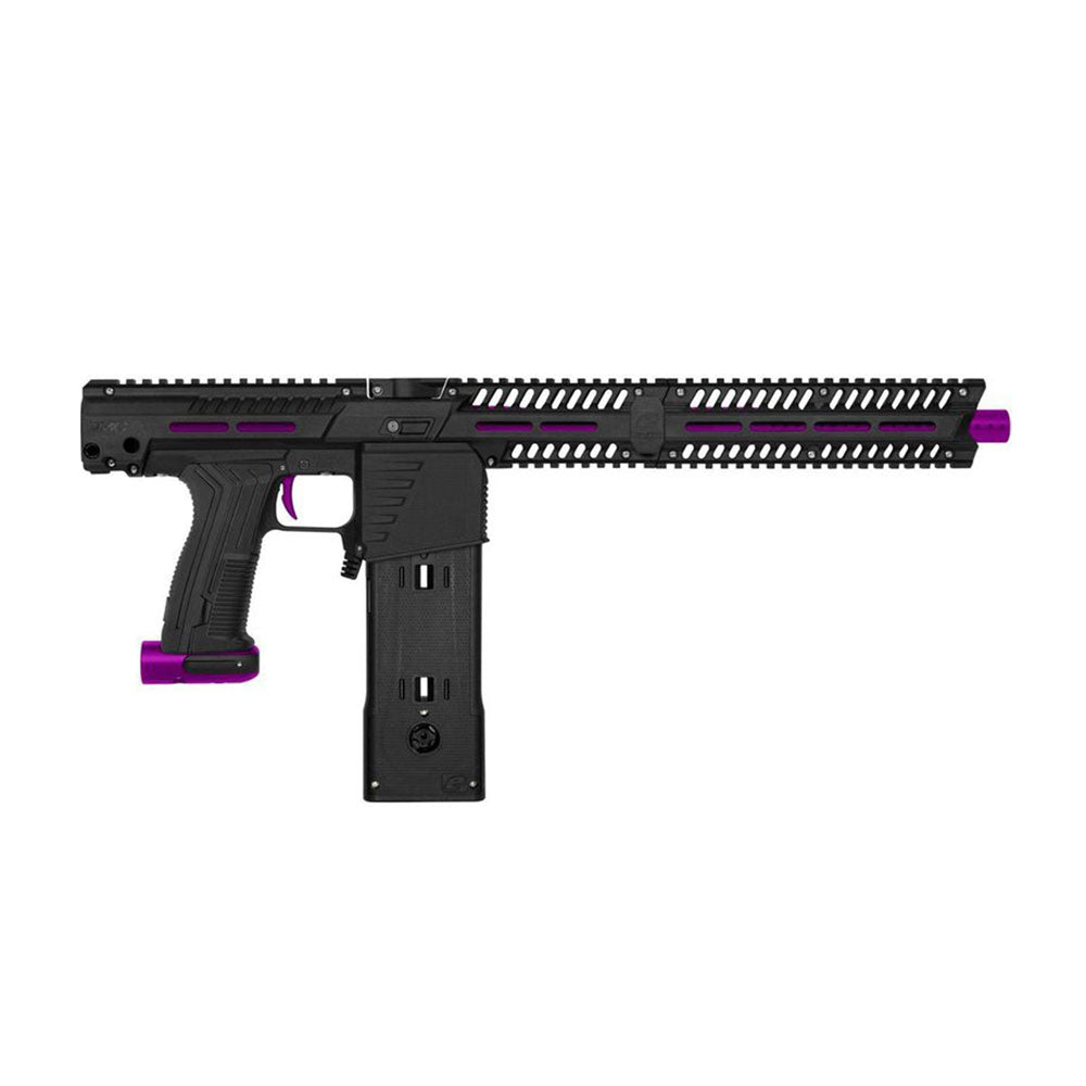 EMF100 MAGFED PAINTBALL GUN - PURPLE HEARTH W/ S63 3-PIECE BARREL KIT