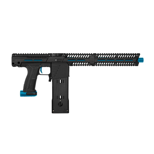 EMF100 MAGFED PAINTBALL GUN - TEAL TRIUMPH W/ S63 3-PIECE BARREL KIT