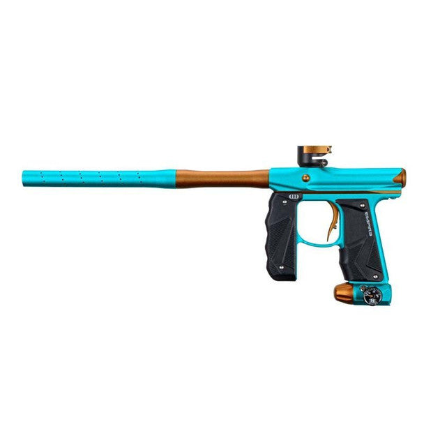 EMPIRE MINI GS PAINTBALL GUN W/ 2PC BARREL - DUST AQUA/ORANGE