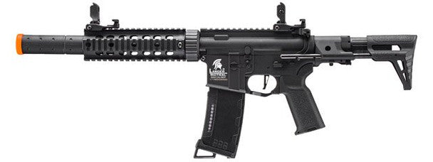 LANCER TACTICAL GEN 3 PDW M4 AEG AIRSOFT RIFLE - BLACK