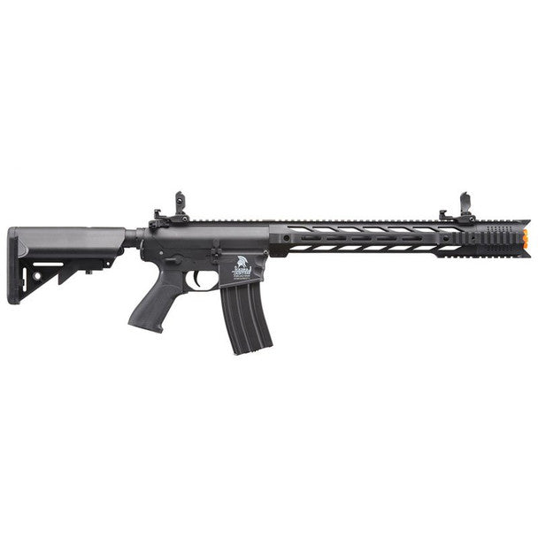 LANCER TACTICAL GEN 2 M4 SPR INTERCEPTOR AEG AIRSOFT RIFLE - BLACK