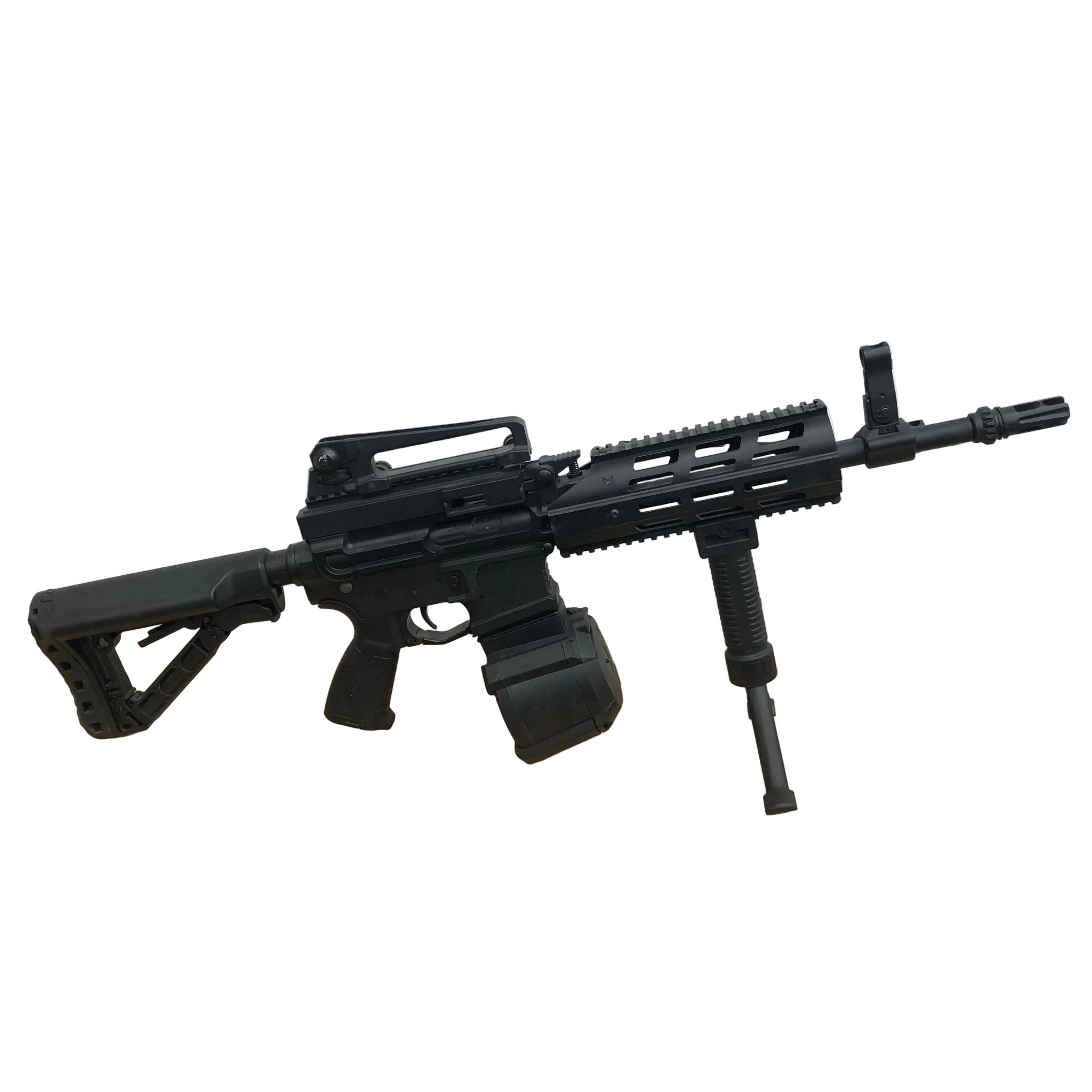 CERTIFIED USED G&G CM16 LMG AEG Airsoft Replica Right Side View