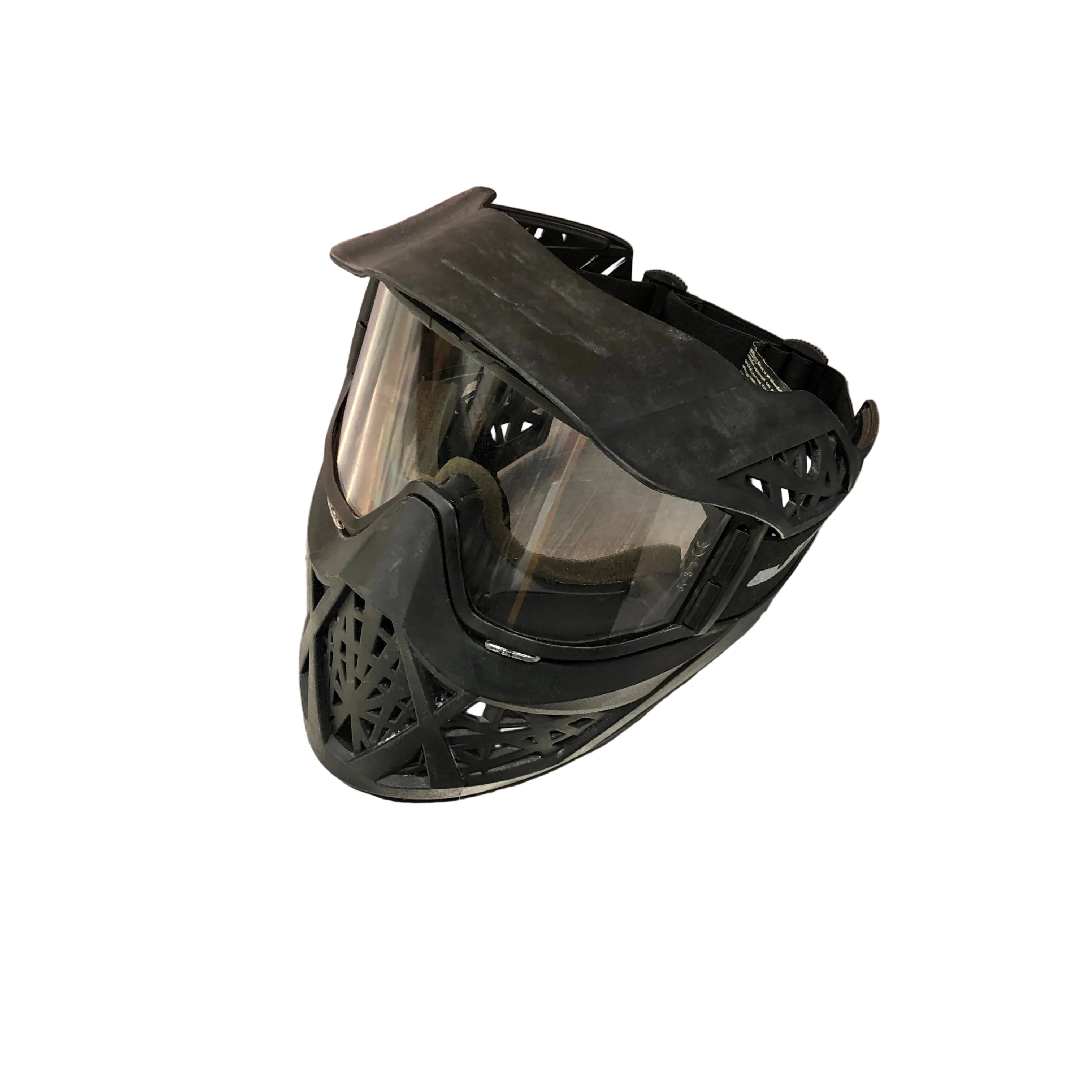 CERTIFIED USED JT Prime Paintball Mask with Single Lens Goggle Front Left Angled View