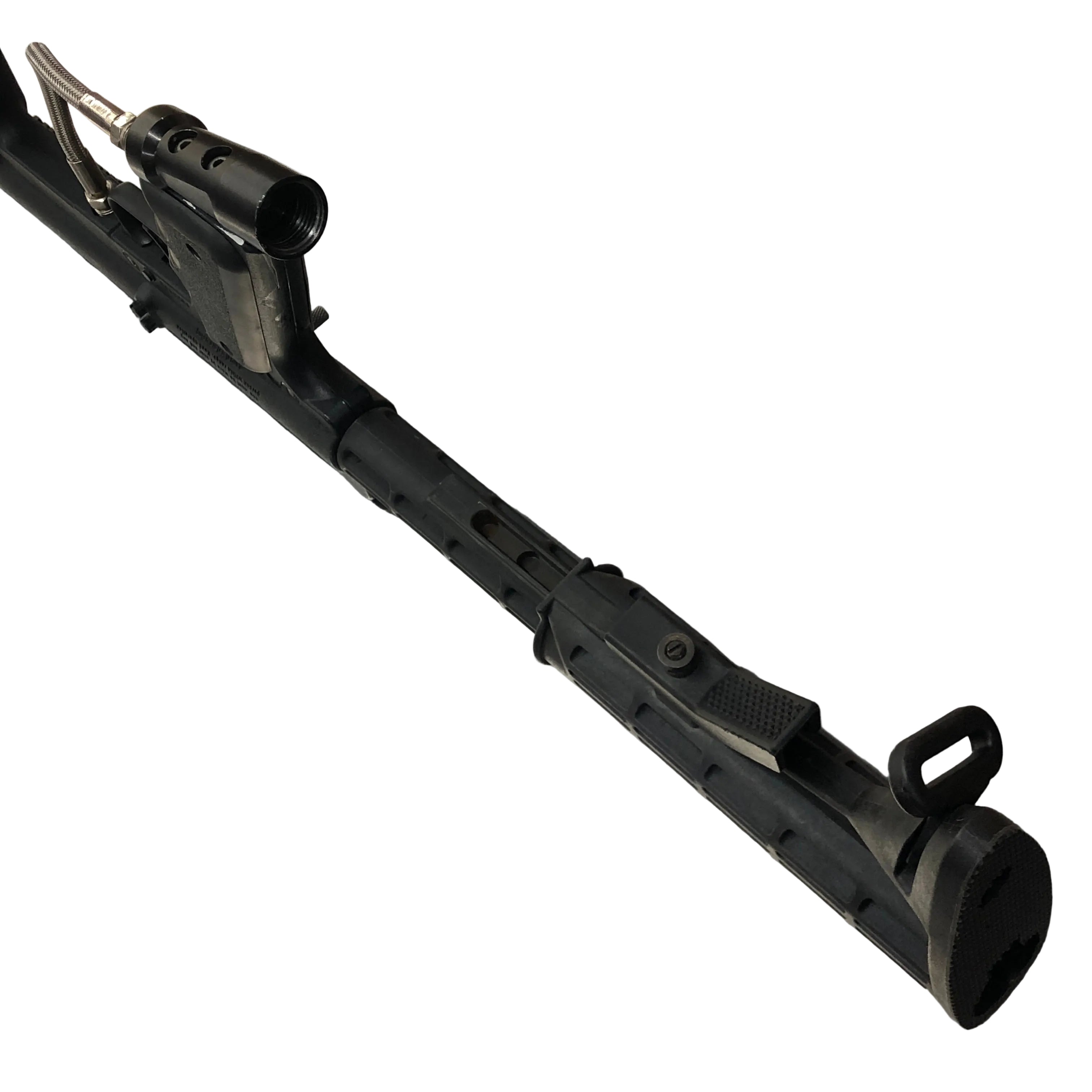 CERTIFIED USED Tippmann 98 Custom Platinum ACT 68 Caliber Gravity Fed Paintball Marker Under View