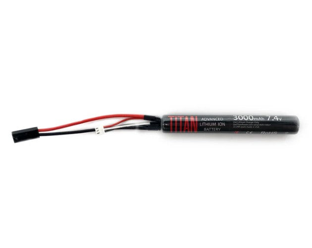 BATTERIE LI-ION TITAN POWER 7.4V 3000MAH STICK SMALL TAMIYA