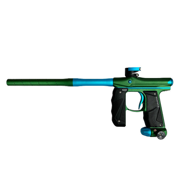 EMPIRE MINI GS PAINTBALL GUN W/ 2PC BARREL - GREEN/AQUA