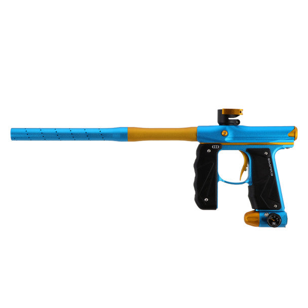 EMPIRE MINI GS PAINTBALL GUN W/ 2PC BARREL - LIGHT BLUE/GOLD