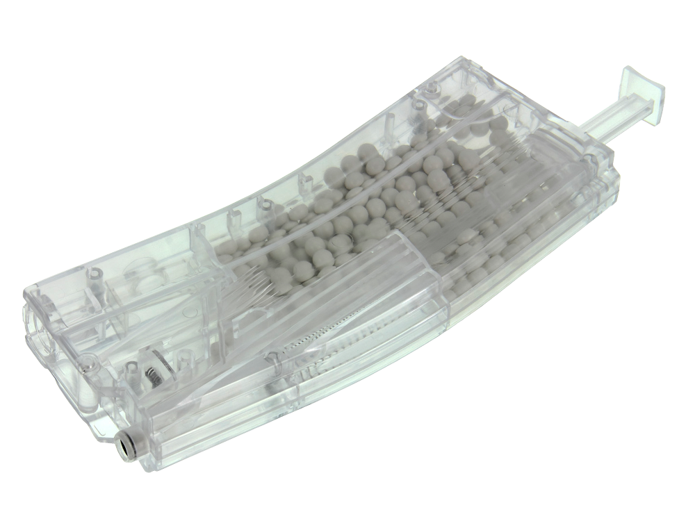 G&G 420 Round M4 Magazine Style BB Speed Loader Front Right Angled View
