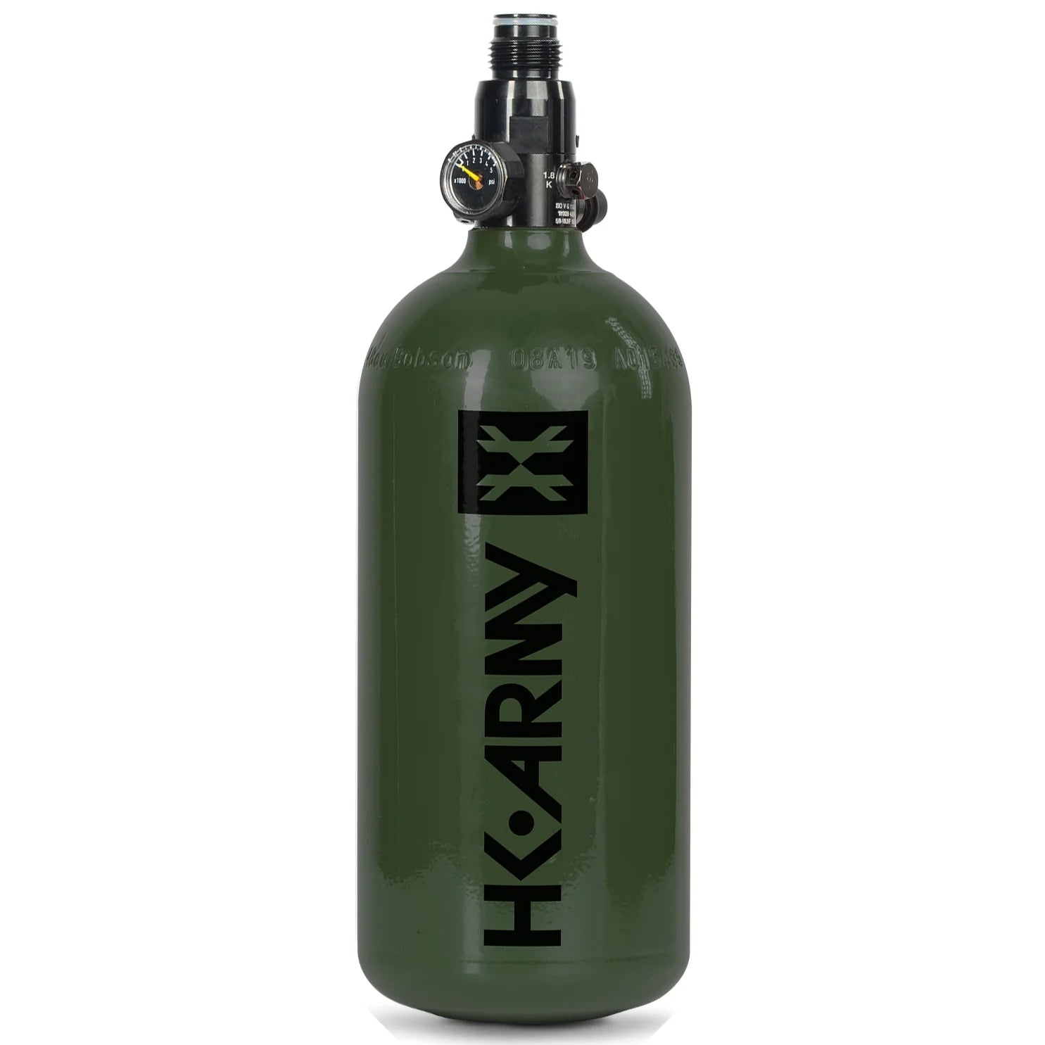 HK Army 48/3000 Aluminum HPA Paintball Air Tank Olive Drab