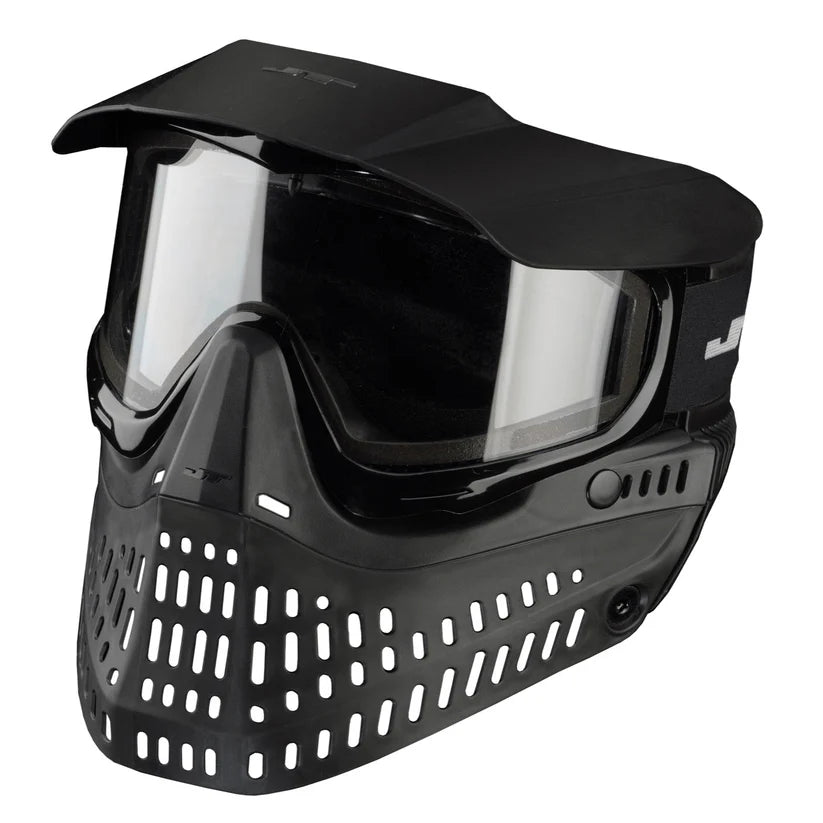 JT Proshield Paintball Mask with Thermal Goggle Front Left Angled View