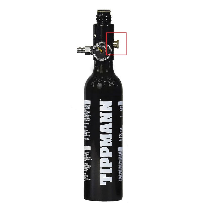 Tippmann 1.8k Replacement Burst Disk for Air Tank Installed Exemple