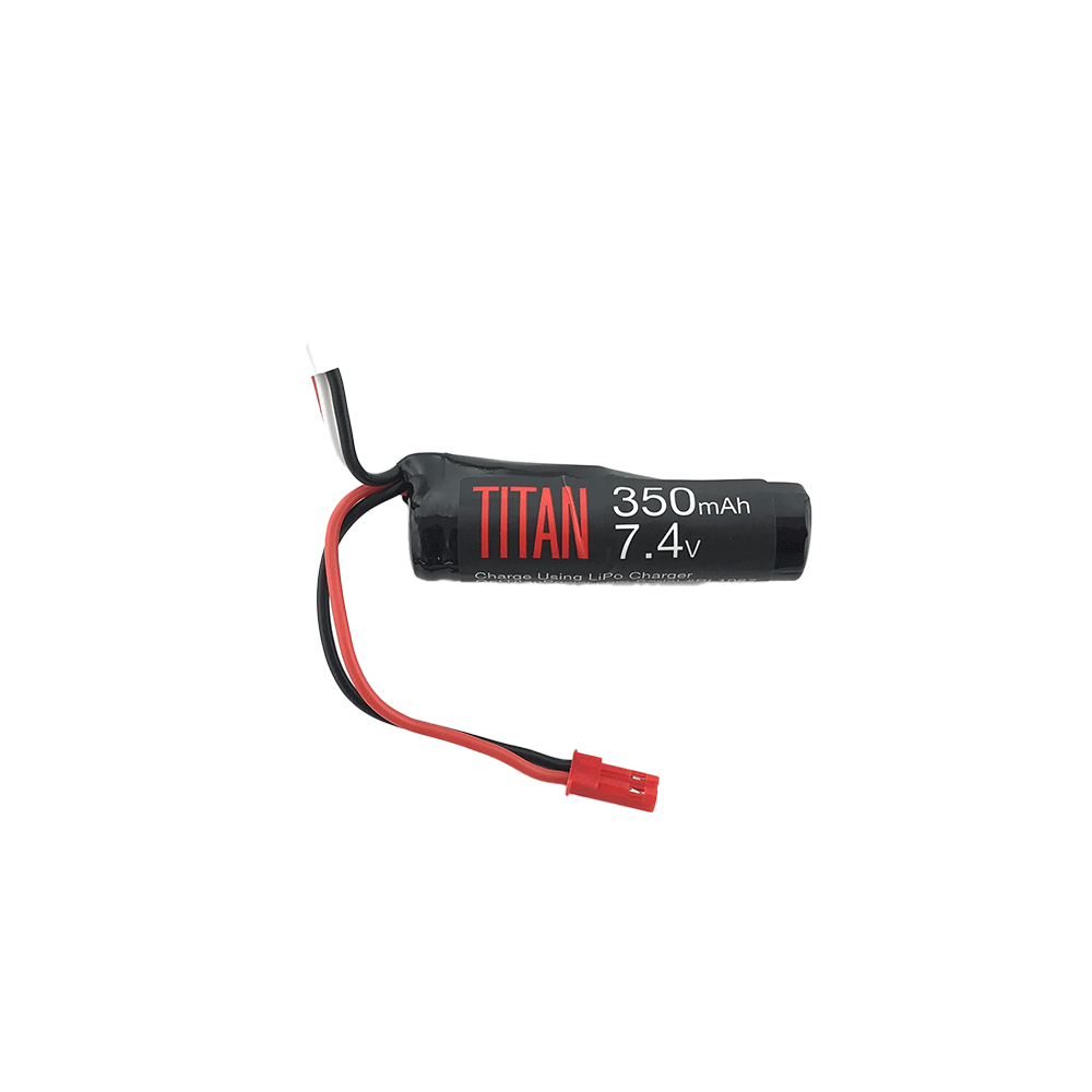 BATTERIE LIPO TITAN POWER 7.4V 350MAH JST CONNECTEUR POUR HPA