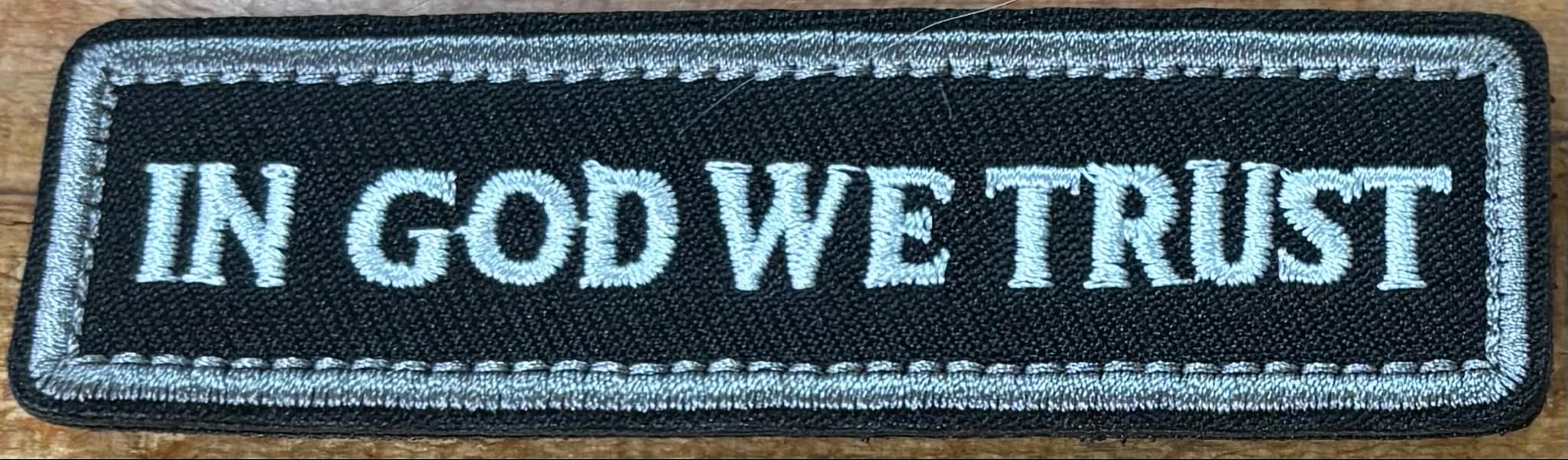 "In God We Trust" Hook & Loop Patch