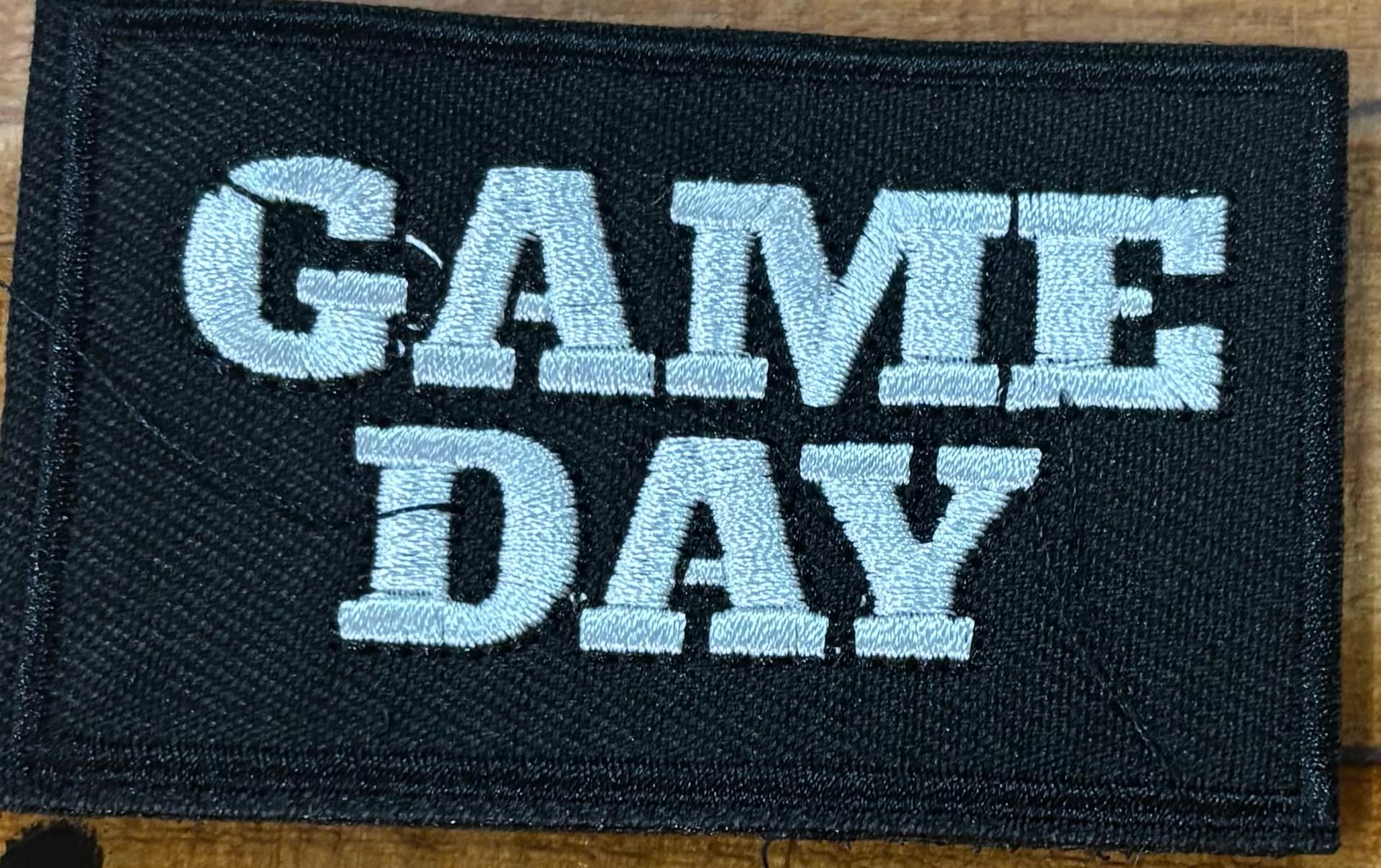 "Game Day" Hook & Loop Patch