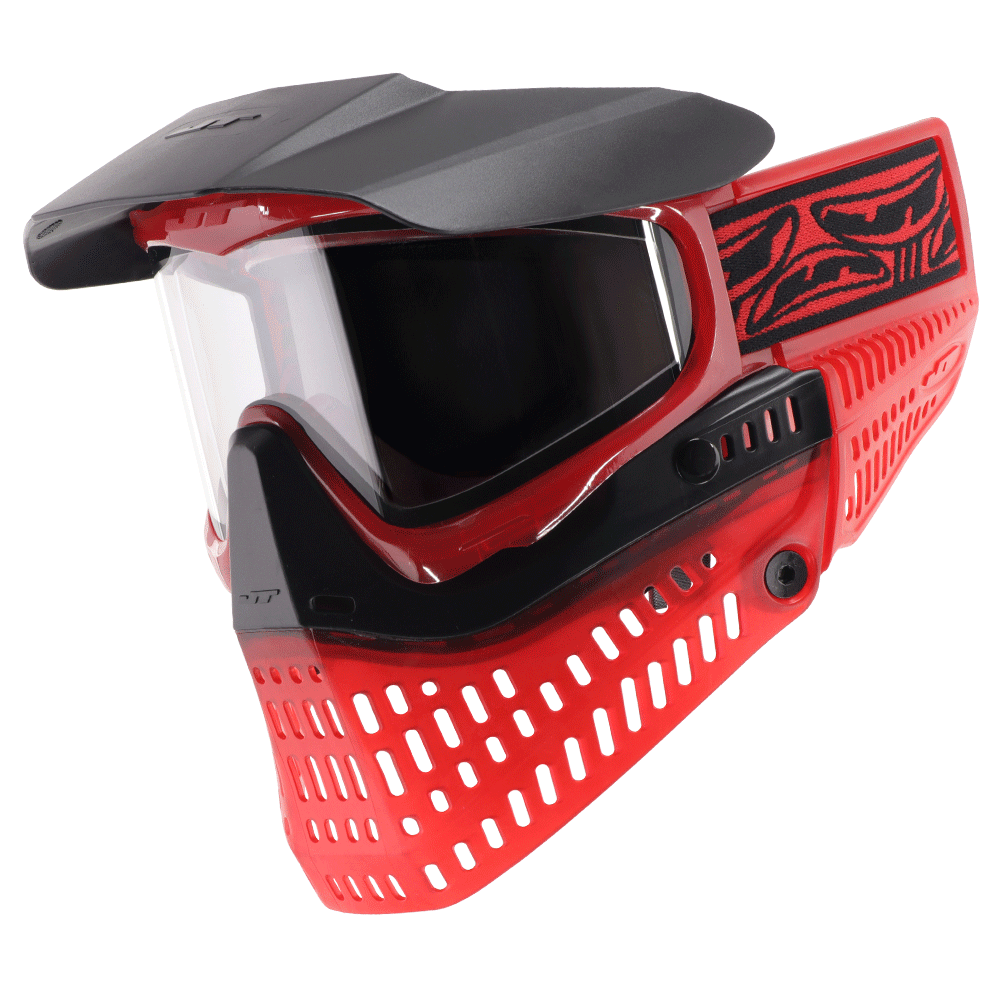 JT PROFLEX LE ICE SERIES PAINTBALL MASQUE AVEC LENTILLE THERMAL - ROUGE