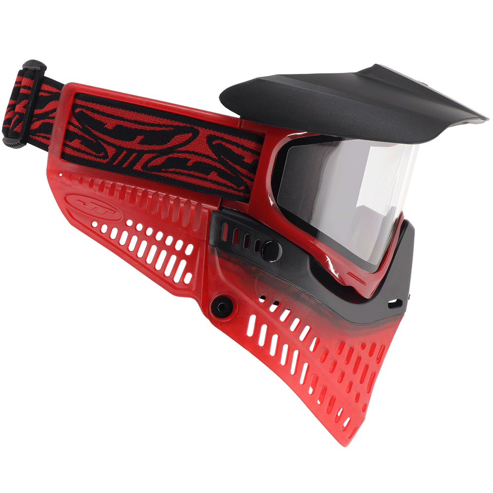 JT PROFLEX LE ICE SERIES PAINTBALL MASQUE AVEC LENTILLE THERMAL - ROUGE