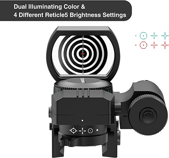 VISEUR REFLEX FEYACHI RSL-18 AVEC LASER ROUGE INTÉGRÉ