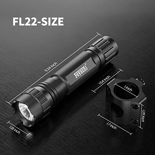 LAMPE TORCHE TACTIQUE FEYACHI FL22-MB 1200 LUMENS M-LOK