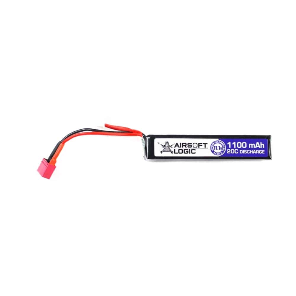 BATTERIE LIPO AIRSOFT LOGIC 11.1V 1100MAH 20C STICK DEANS