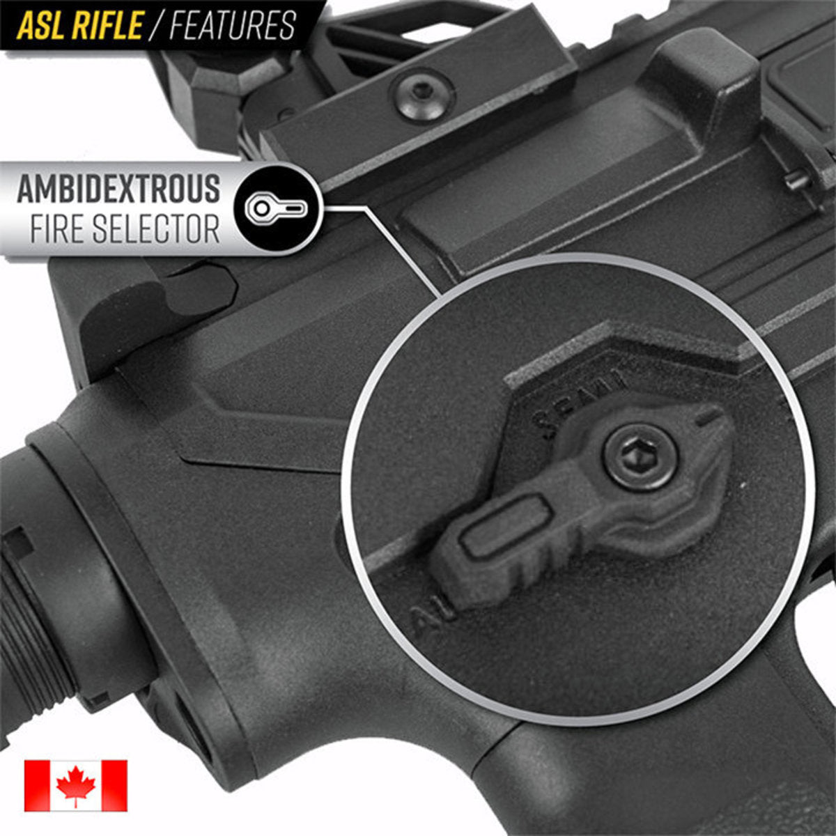 VALKEN CDN ASL ECHO AEG AIRSOFT - NOIR