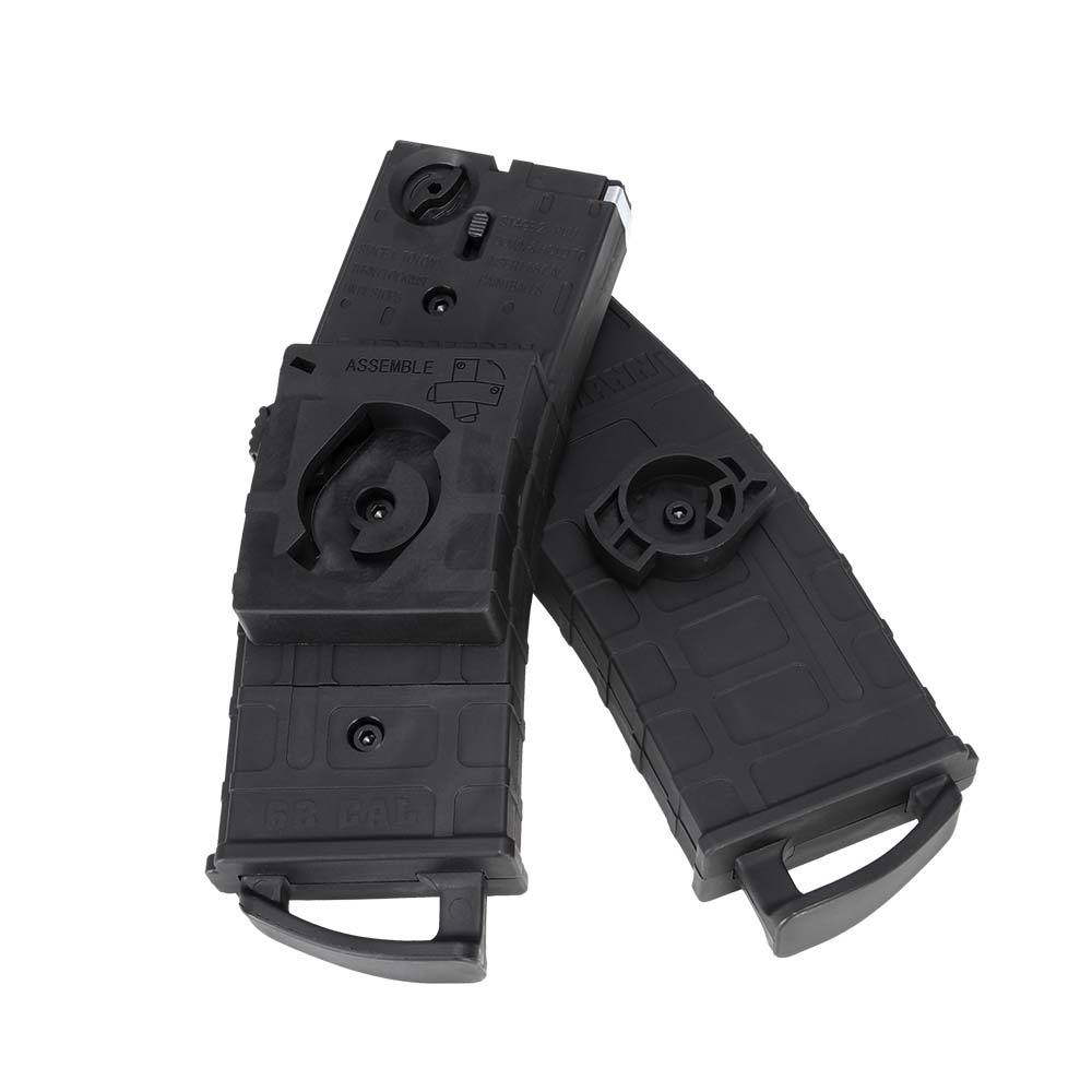 Tippmann TMC Stormer .68 Caliber Paintball Dual Magazine with Coupler Separated