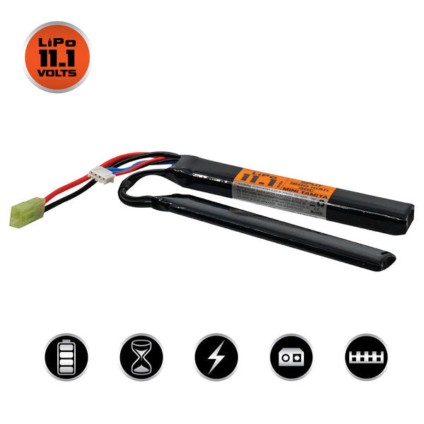 BATTERIE LIPO VALKEN 11.1V 1200MAH 15C/30C SPLIT SMALL TAMIYA