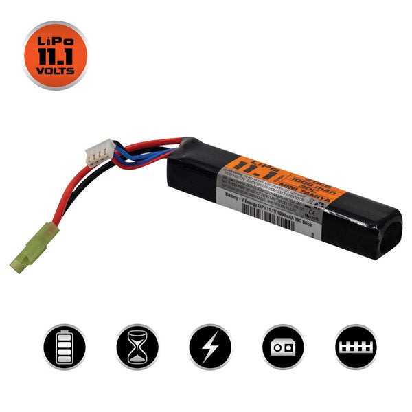 BATTERIE LIPO VALKEN 11.1V 1000MAH 15C/30C STICK SMALL TAMIYA