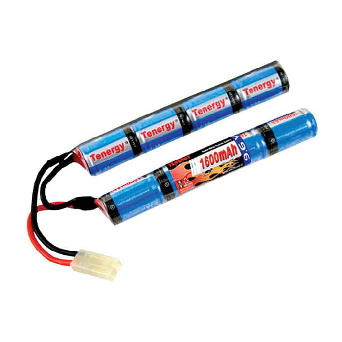 BATTERIE NIMH TENERGY 9.6V 1600MAH SPLIT SMALL TAMIYA