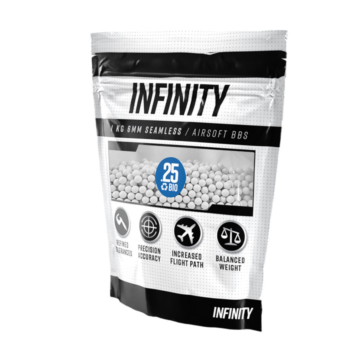 BBS-INFINITY 6MM 0.25G BIO 4000CT WHITE (1KG)